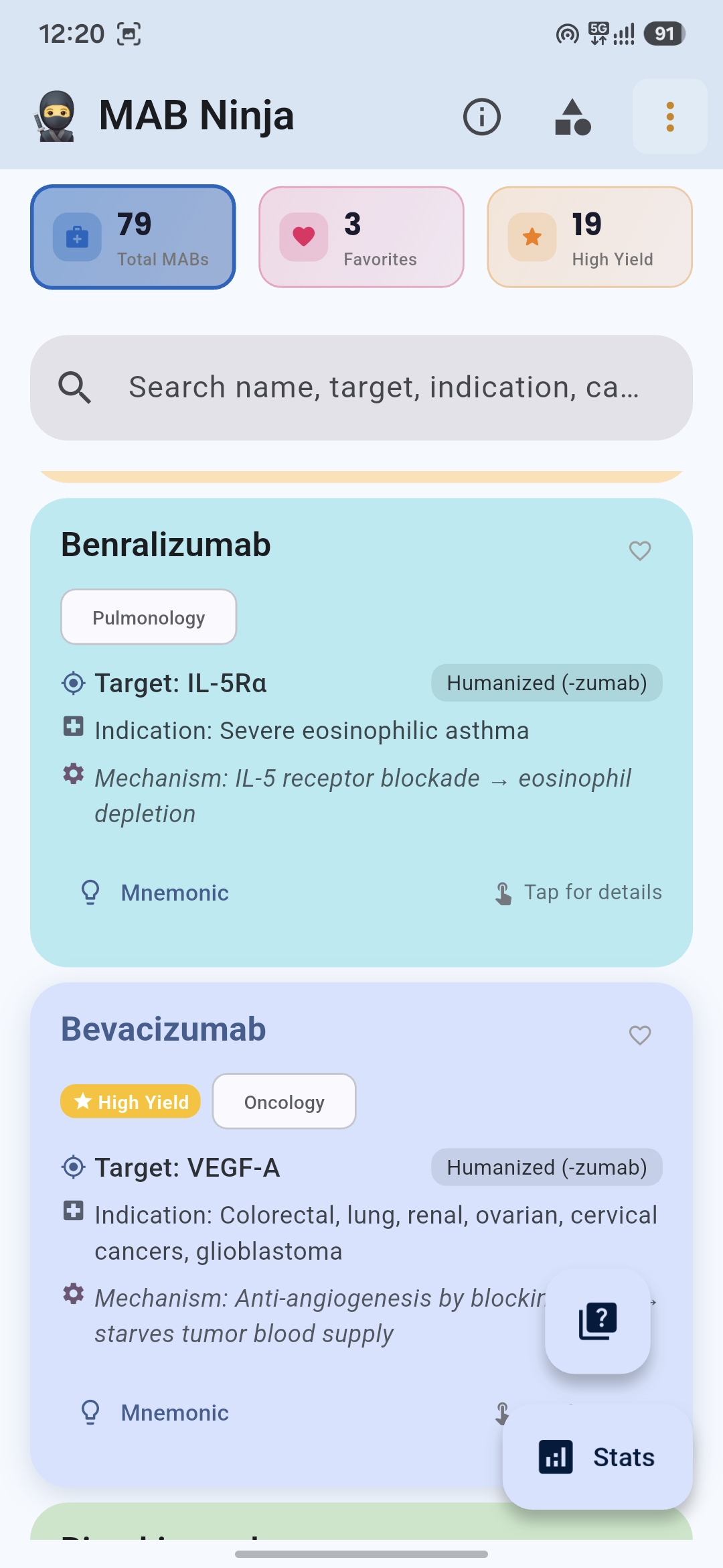MAb Ninja monoclonal antibody trainer screenshot